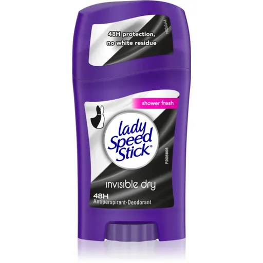 Lady Speed Stick Invisible Dry tuhý antiperspirant proti žlutým skvrnám 40 g