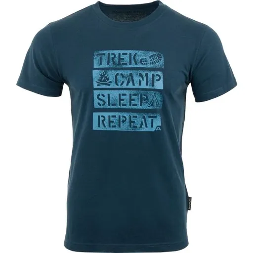 ALPINE PRO BREJ Pánské triko, modrá, velikost