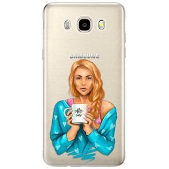 iSaprio Coffe Now - Redhead pro Samsung Galaxy J5 (2016) (cofnored-TPU2_J5-2016)