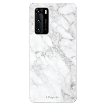 Odolné silikonové pouzdro iSaprio - SilverMarble 14 - Huawei P40