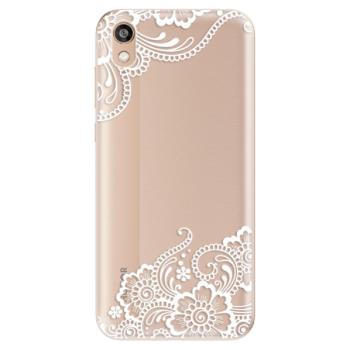 Odolné silikonové pouzdro iSaprio - White Lace 02 - Huawei Honor 8S