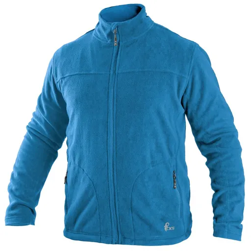 Canis (CXS) Pánská fleecová mikina GRANBY - Azurově modrá | M