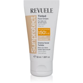 Revuele Sunprotect Tinted Face Cream tónovací ochranný krém SPF 50+ odstín Light Tint 50 ml