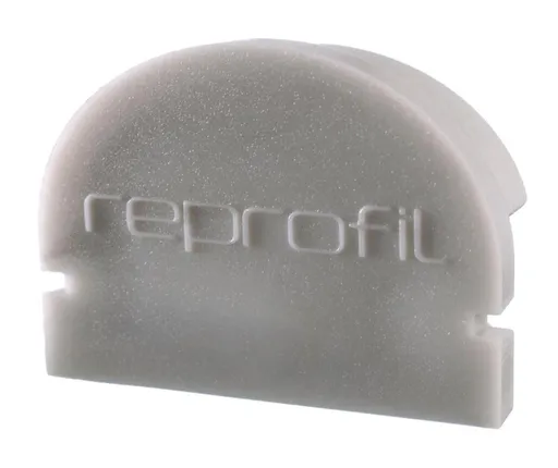 Light Impressions Reprofil koncovka R-AU-01-15 sada 2 ks šedá 21 mm 979591