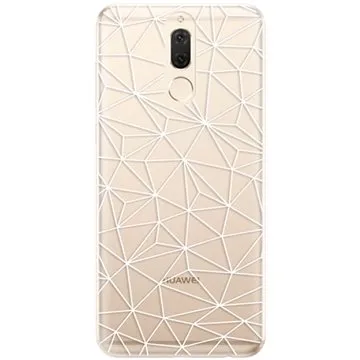 iSaprio Abstract Triangles 03 - white pro Huawei Mate 10 Lite (trian03w-TPU2-Mate10L)