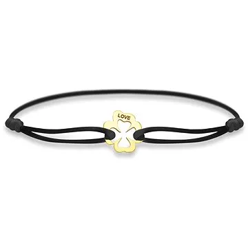 DOLCZE Čtyřlístek Černá 420007 (Au 585/1000, 0,55g) (8594196401861)