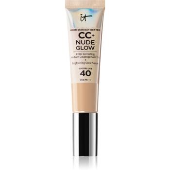 IT Cosmetics Your Skin But Better CC + Nude Glow CC krém pro rozjasnění pleti SPF 40 Light Medium 32 ml