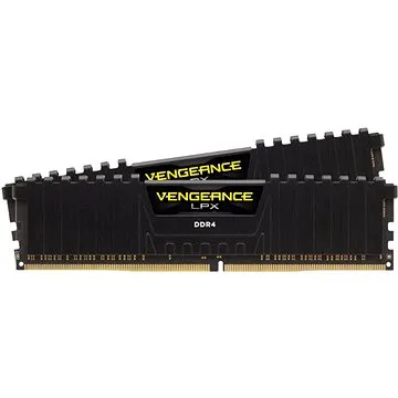 Corsair 16GB KIT DDR4 3200MHz CL16 Vengeance LPX černá (CMK16GX4M2E3200C16)