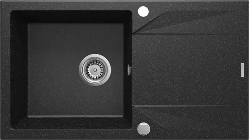 DEANTE Evora grafit Granitový dřez s odkapávačem ZQJ_2113