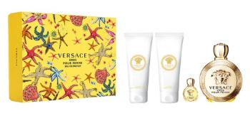 Versace Eros Pour Femme - EDP 100 ml + gel de duș 100 ml + loțiune de corp 100 ml + EDP 5 ml