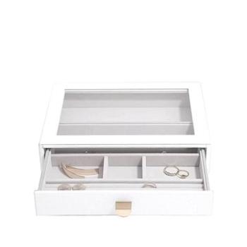 Stackers, Šperkovnice se šuplíkem Pebble White Classic Display Drawer | bílá (75787)