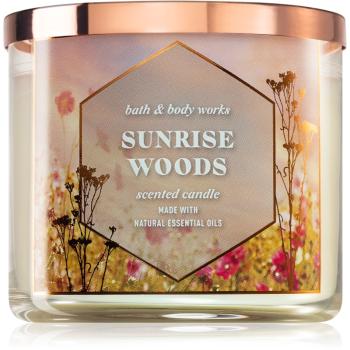 Bath & Body Works Sunrise Woods vonná svíčka 411 g