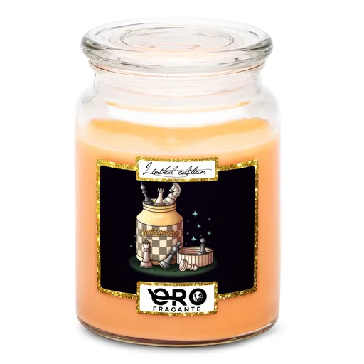 Svíčka Antidepresiva – šachy (Vůně svíčky: Tropické ovoce)