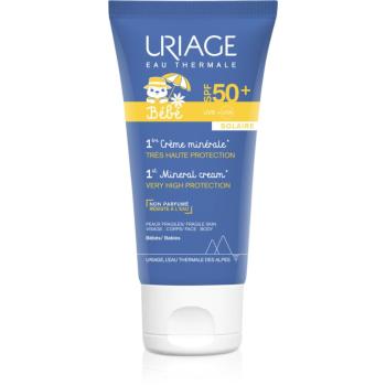 Uriage Bébé 1st Mineral Cream SPF 50+ minerální krém na opalování SPF 50+ 50 ml