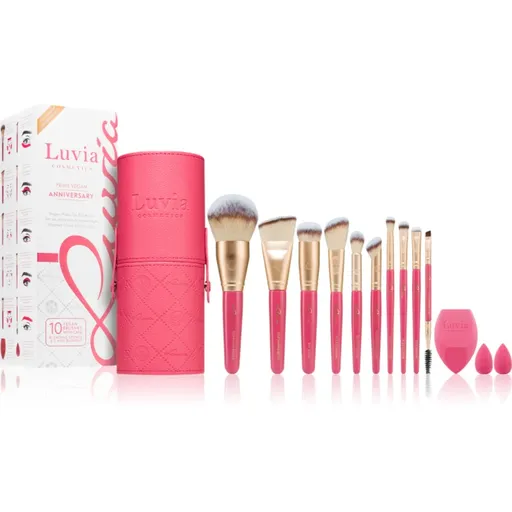 Luvia Cosmetics Prime Vegan Anniversary sada štětců s pouzdrem