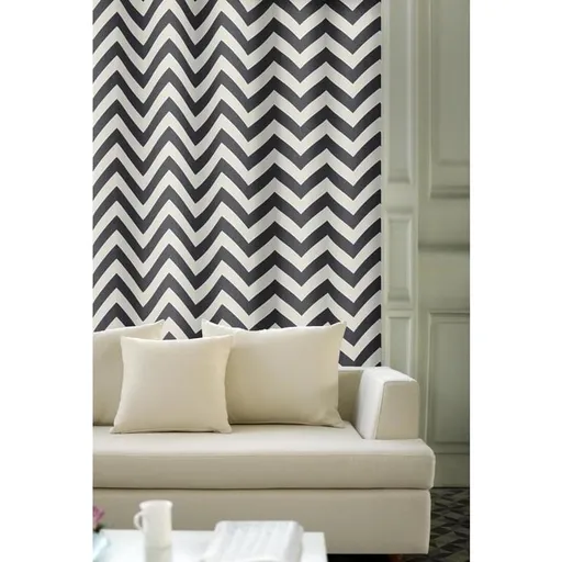 Závěs dekorační, OXY Zig Zag, tmavě šedý, 150 cm 150 cm