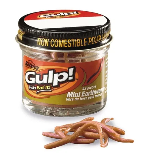 Berkley Umělá nástraha Žížala Gulp! Mini Earthworm Natural 3cm 42ks,Berkley Umělá nástraha Žížala Gulp! Mini Earthworm Natural 3cm 42ks