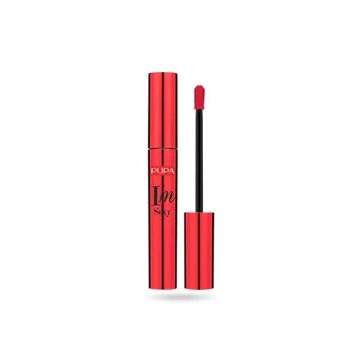 PUPA Milano Tekutá rtěnka I`m Sexy (Vinyl Effect Liquid Lip Colour) 2,7 ml 007 Apple Red