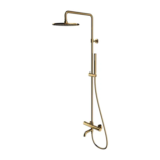 OMNIRES Y termostatický exponovaný vanový systém, zlatý lesk Y1234GL