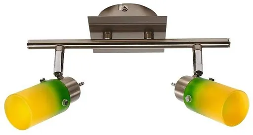 Stropní svítidlo žlutozelené 2xG9 Verdi