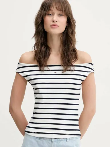 Tommy Jeans dámský pruhovaný top DW0DW20234 S