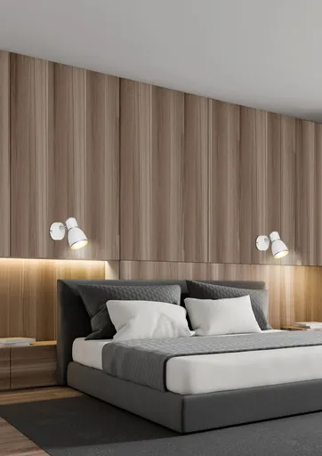 Nástěnná lampa 1xE14 bílá+chrom FIDO