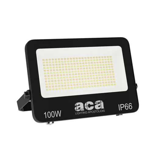 ACA Lighting LED SMD černý reflektor 100W 3CCT 10000lm 185-265V Ra80 IP66 N100CCT