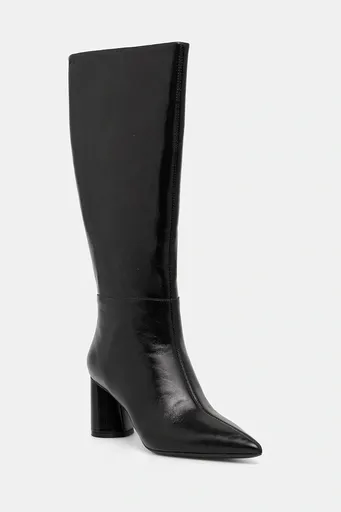 Kožené kozačky BOSS Gracey