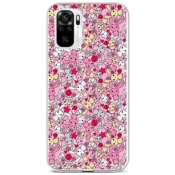 TopQ Xiaomi Redmi Note 10 silikon Pink Bunnies 59000 (Sun-59000)