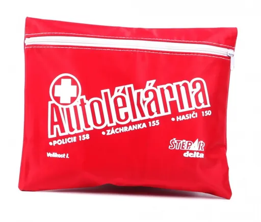 ŠTĚPAŘ Autolékárnička velikost I. - polštářek červený 153/2023 Sb.