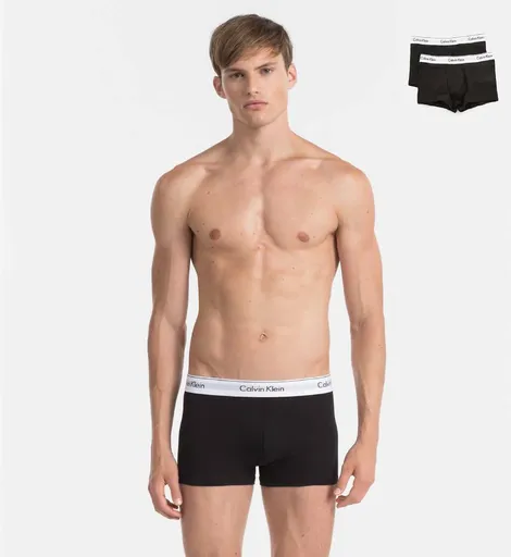 Calvin Klein sada pánských černých boxerek 000NB1086A XS