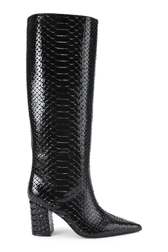 Kožené kozačky Kurt Geiger London Regent Point Knee Boot