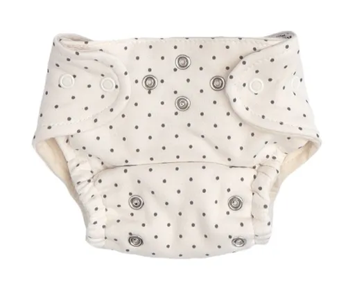 Mamatti Mamatti Látková plenka EKO sada - kalhotky + 2 x plenka, vel. 5 - 14 kg, Dots