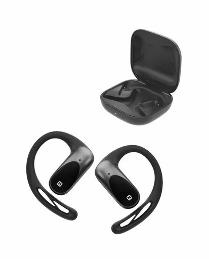 SWISSTEN BLUETOOTH SLUCHÁTKA NA BĚHÁNÍ OPEN EAR ČERNÁ