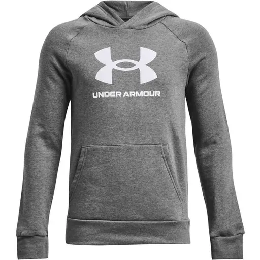 Under Armour RIVAL Chlapecká mikina, tmavě šedá, velikost M