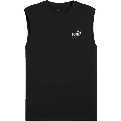 Puma ESSENTIALS NO 1 LOGO SLEVEIESS TEE Pánské tílko, černá, velikost