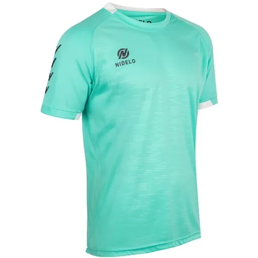 NIDELO PLAYER SHIRT S/S BREST Sportovní dres, tyrkysová, velikost