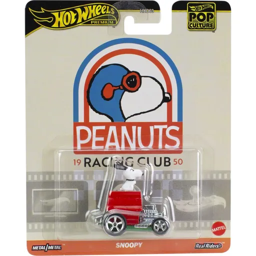 Mattel Hot Wheels prémiový angličák Pop Culture Snoopy