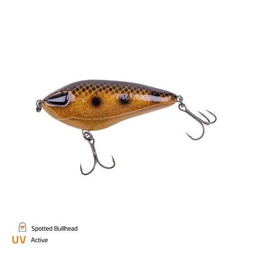 Zeck Wobler Rogue Glider 10cm - Spotted Bullhead,Zeck Wobler Rogue Glider 10cm - Spotted Bullhead