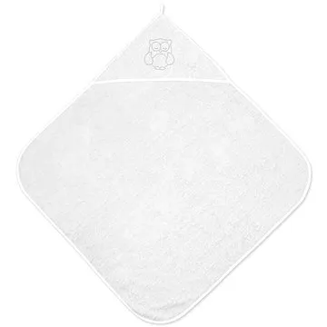 Dětská osuška s kapucí Lorelli 80x80 CM WHITE (20810200001)