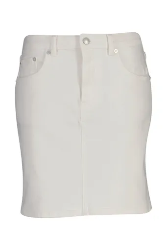 SUKNĚ GANT DENIM SHORT SKIRT EGGSHELL