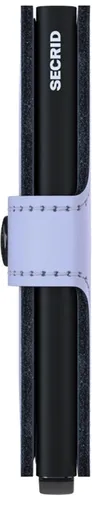 Kožená mini peněženka Secrid Miniwallet Matte Lilac-Black