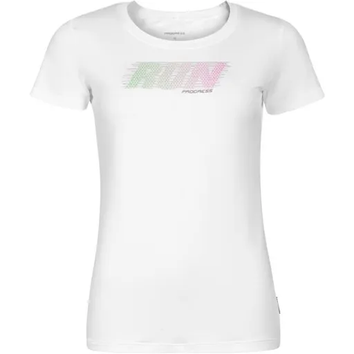 PROGRESS DEPORTA RUN Dámské sportovní triko, bílá, velikost