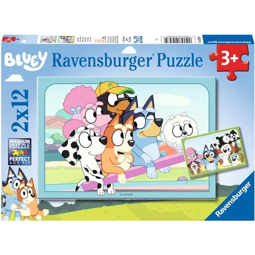 Ravensburger Bluey na hřišti 2x12 dílků