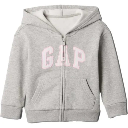 GAP V-LOGO FZ Dětská mikina, šedá, velikost 2Y