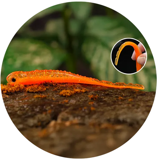 Redbass smáček big snake orange g uv color - 20 cm 24,5 g