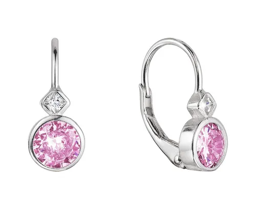 Evolution Group - Pavona Krásné dívčí náušnice se zirkony 11479.3 rose