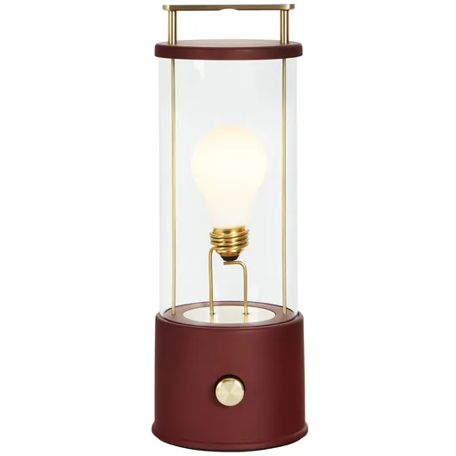 Venkovní stolní lampa THE MUSE 34 cm, červená, hliník, Tala