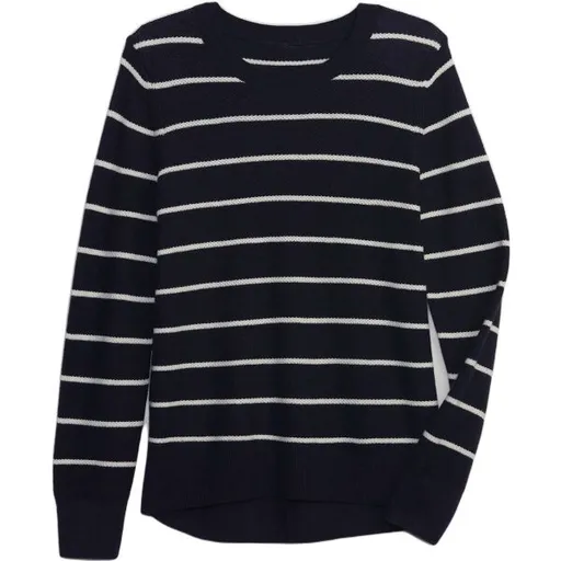 GAP V-BELLA CREW Dámský svetr, tmavě modrá, velikost