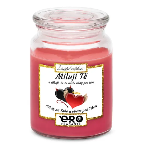 Svíčka Někdy na tobě (Vůně svíčky: Višně v čokoládě)